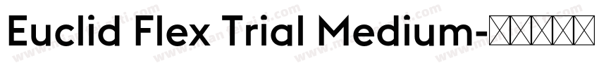 Euclid Flex Trial Medium字体转换